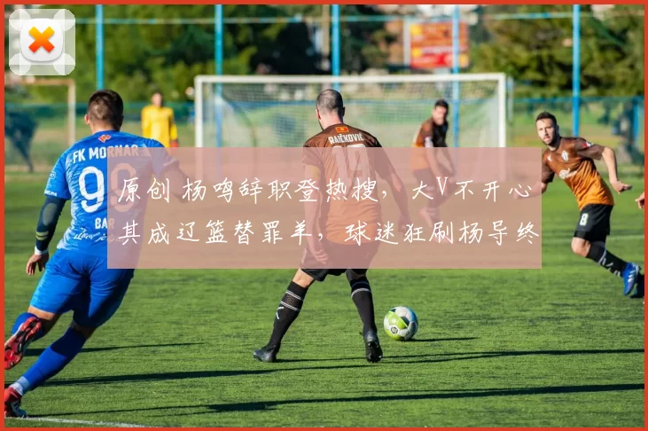 原创 杨鸣辞职登热搜，大V不开心其成辽篮替罪羊，球迷狂刷杨导终脱离苦海